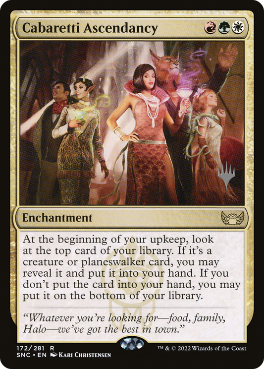 Cabaretti Ascendancy (PSNC-172P) - Streets of New Capenna Promos Foil