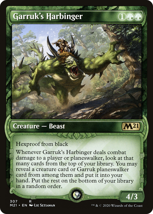 Garruk's Harbinger (M21-307) - Core Set 2021: (Showcase)