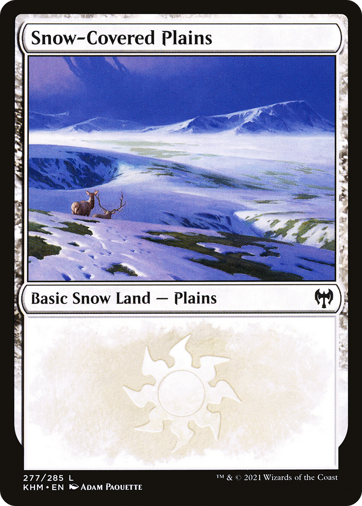Snow-Covered Plains  (KHM-277) - Kaldheim: (snow)