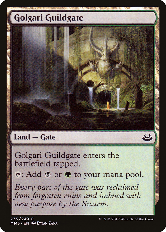 Golgari Guildgate (MM3-235) - Modern Masters 2017