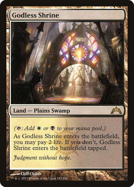 Godless Shrine (GTC-242) - Gatecrash Foil