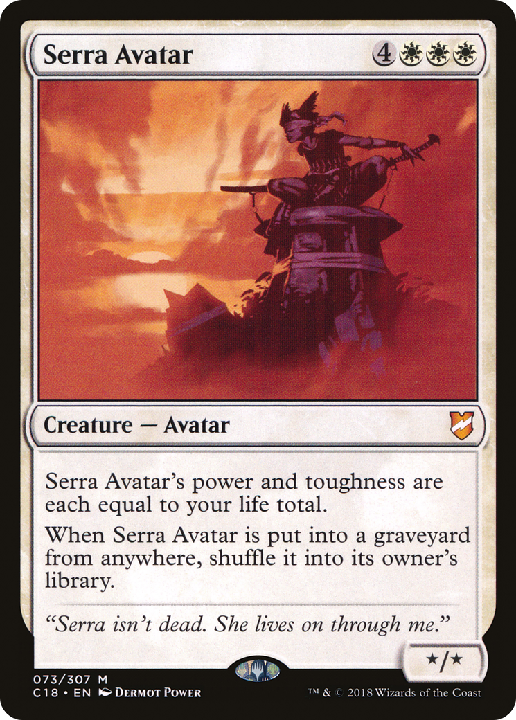 Serra Avatar (C18-073) - Commander 2018