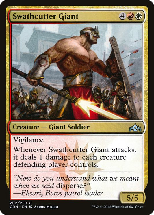 Swathcutter Giant (GRN-202) - Guilds of Ravnica