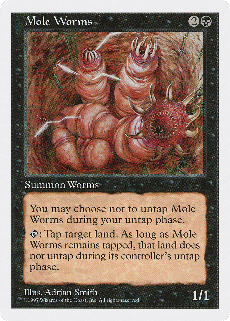 Mole Worms (5ED-179) - Fifth Edition