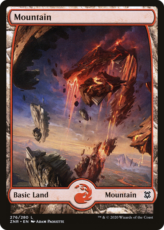 Mountain (ZNR-276) - Zendikar Rising: (Full Art) Foil