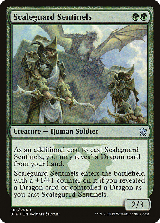 Scaleguard Sentinels (DTK-201) - Dragons of Tarkir Foil