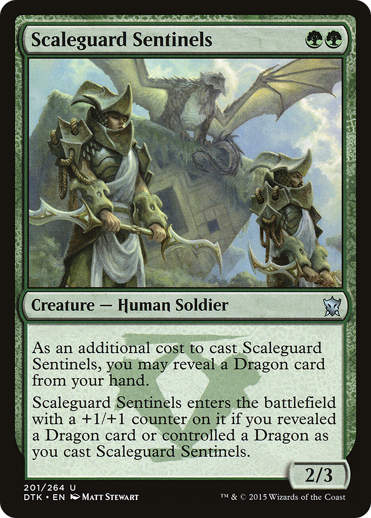 Scaleguard Sentinels (DTK-201) - Dragons of Tarkir