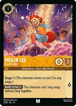(007/204)  Meilin Lee - Lead Vocalist - Attack of the Vine!  Normal