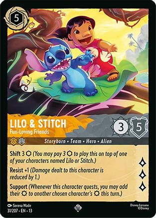 (031/204)  Lilo & Stitch - Fun-Loving Friends - Attack of the Vine!  Normal