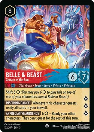 (132/204)  Belle & Beast - Certain as the Sun - Attack of the Vine!  Cold Foil
