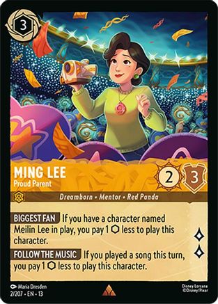 (002/204)  Ming Lee - Proud Parent - Attack of the Vine!  Normal