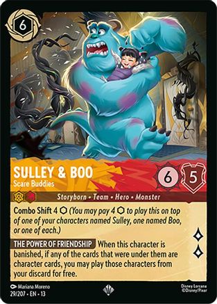 (029/204)  Sulley & Boo - Scare Buddies - Attack of the Vine!  Normal