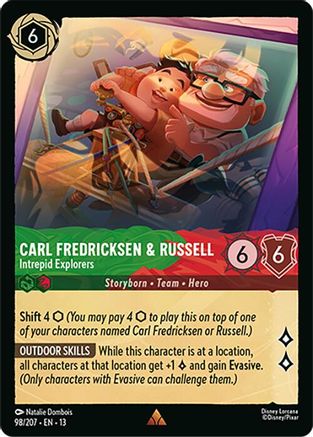 (098/204)  Carl Fredricksen & Russell - Intrepid Explorers - Attack of the Vine!  Normal
