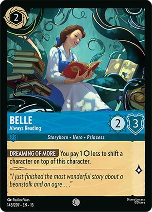 (148/204)  Belle - Always Reading - Attack of the Vine!  Cold Foil