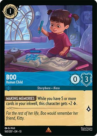 (160/204)  Boo - Human Child - Attack of the Vine!  Cold Foil