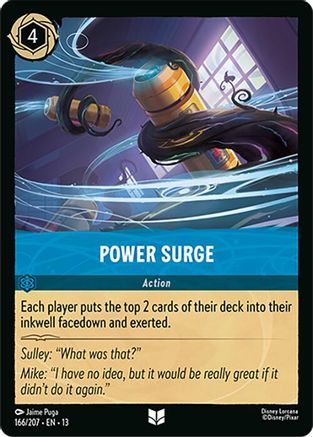 (166/204)  Power Surge - Attack of the Vine!  Cold Foil