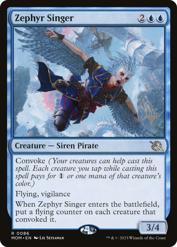 Zephyr Singer (PPMOM-86P) - March of the Machine Promos (Promo Pack)