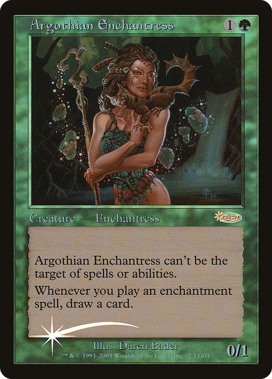 Argothian Enchantress (G03-002) - Judge Gift Cards 2003 Foil