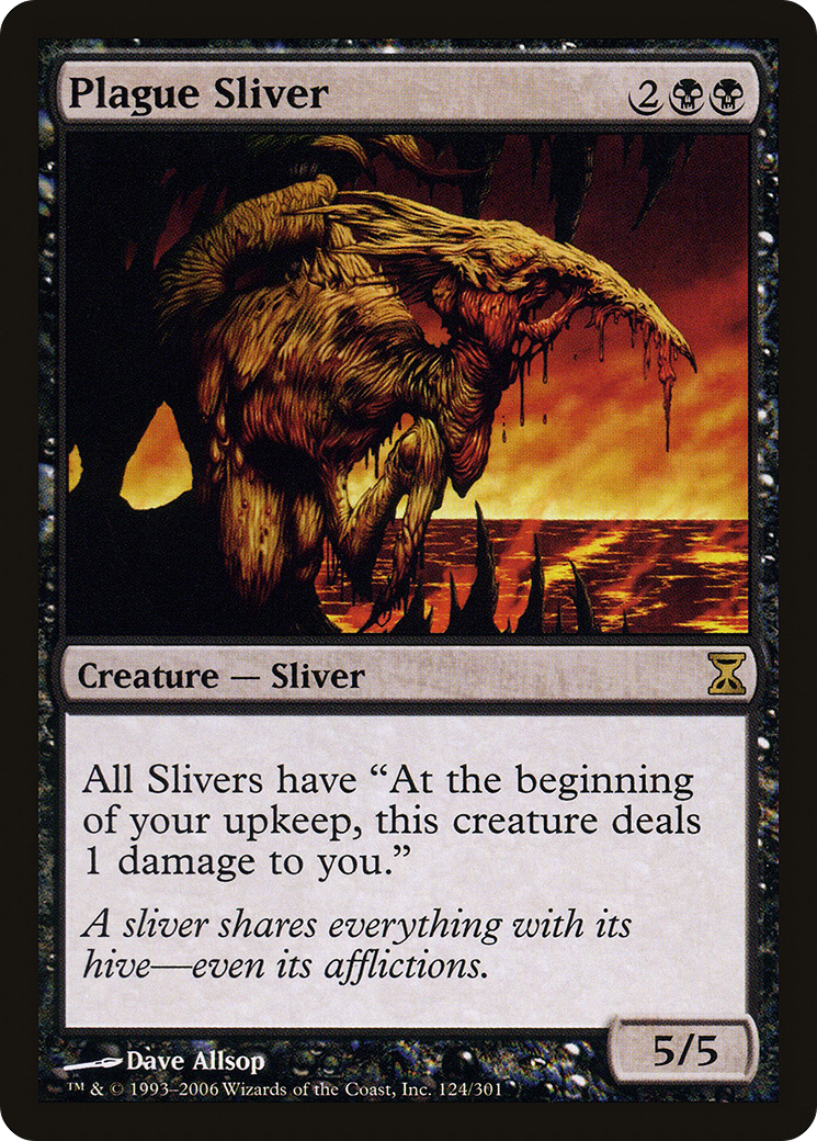 Plague Sliver (TSP-124) - Time Spiral Foil