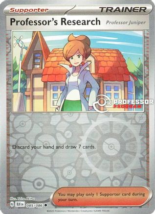 Professor's Research [Professor Juniper] (85/086) - Professor Program Promos Reverse Holofoil - Promo