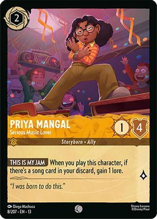 (008/204)  Priya Mangal - Serious Music Lover - Attack of the Vine!  Normal