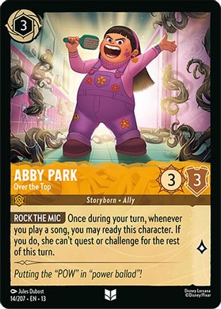 (014/204)  Abby Park - Over the Top - Attack of the Vine!  Normal