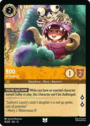 (019/204)  Boo - In Disguise - Attack of the Vine!  Cold Foil