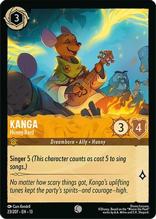(023/204)  Kanga - Hunny Bard - Attack of the Vine!  Cold Foil