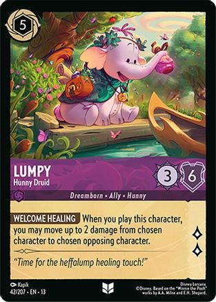 (042/204)  Lumpy - Hunny Druid - Attack of the Vine!  Cold Foil