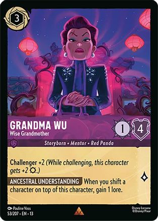 (053/204)  Grandma Wu - Wise Grandmother - Attack of the Vine!  Normal