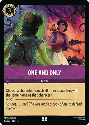 (067/204)  One and Only - Attack of the Vine!  Cold Foil