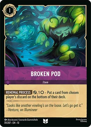 (070/204)  Broken Pod - Attack of the Vine!  Normal