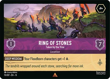 (073/204)  Ring of Stones - Taken by the Vine - Attack of the Vine!  Normal