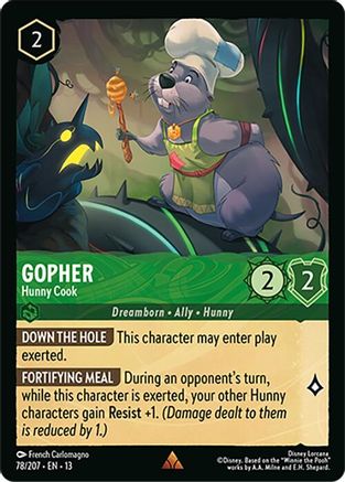 (078/204)  Gopher - Hunny Cook - Attack of the Vine!  Normal