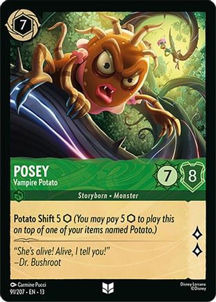 (091/204)  Posey - Vampire Potato - Attack of the Vine!  Normal