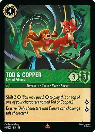 (094/204)  Tod & Copper - Best of Friends - Attack of the Vine!  Normal