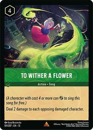 (101/204)  To Wither a Flower - Attack of the Vine!  Normal