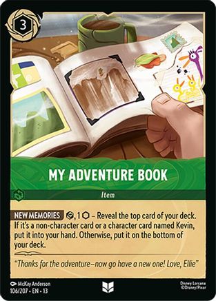 (106/204)  My Adventure Book - Attack of the Vine!  Cold Foil