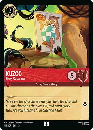 (111/204)  Kuzco - Picky Customer - Attack of the Vine!  Normal