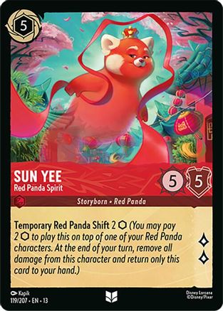 (119/204)  Sun Yee - Red Panda Spirit - Attack of the Vine!  Normal