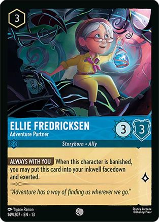 (149/204)  Ellie Fredricksen - Adventure Partner - Attack of the Vine!  Cold Foil