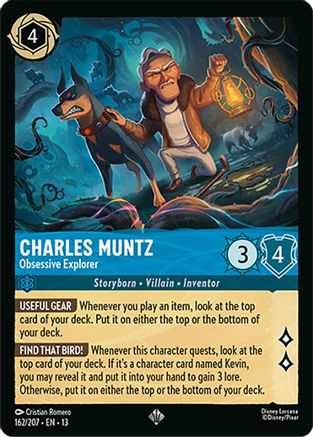 (162/204)  Charles Muntz - Obsessive Explorer - Attack of the Vine!  Cold Foil