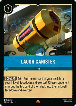 (172/204)  Laugh Canister - Attack of the Vine!  Cold Foil