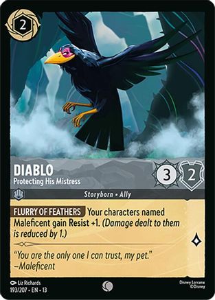 (193/204)  Diablo - Protecting His Mistress - Attack of the Vine!  Cold Foil