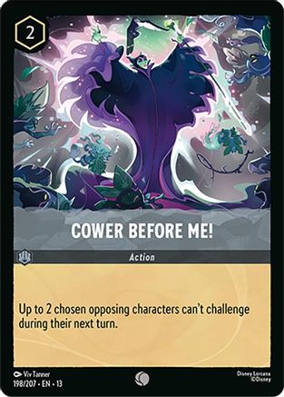 (198/204)  Cower Before Me! - Attack of the Vine!  Cold Foil