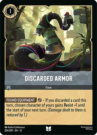 (204/204)  Discarded Armor - Attack of the Vine!  Cold Foil