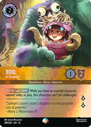 (209/204)  Boo - In Disguise (Epic) - Attack of the Vine!  Holofoil