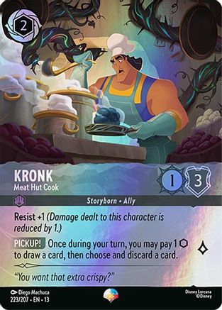(223/204)  Kronk - Meat Hut Cook (Epic) - Attack of the Vine!  Holofoil