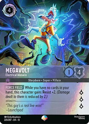 (225/204)  Megavolt - Electrical Menace (Epic) - Attack of the Vine!  Holofoil