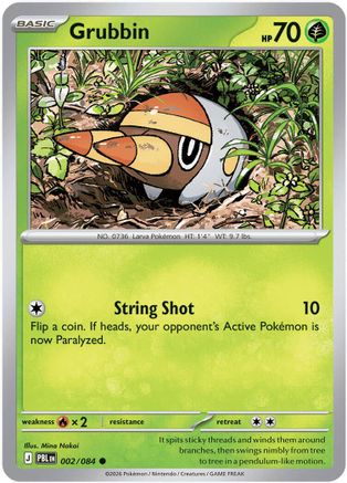 Grubbin (2/null) - ME05 Pitch Black Reverse Holofoil - Common
